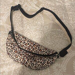 Brighton Leopard Print Crossbody Bag